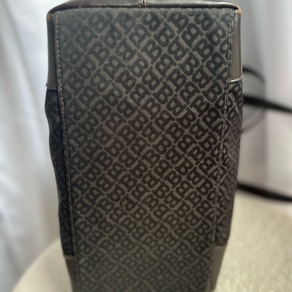 Vintage Bally Monogram Jacquard Canvas Tote - Picture 7 of 17